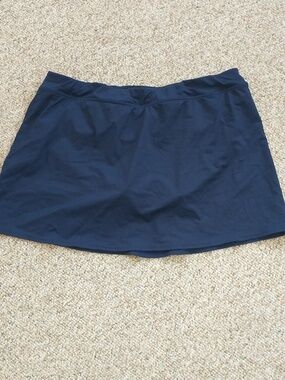 Lands' End  Swim Bottom Skort Navy 18